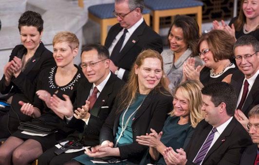 NOBELS FREDSPRIS 2017 För sitt arbete för att uppmärksamma de fruktans värda humanitära konsekvenserna av all