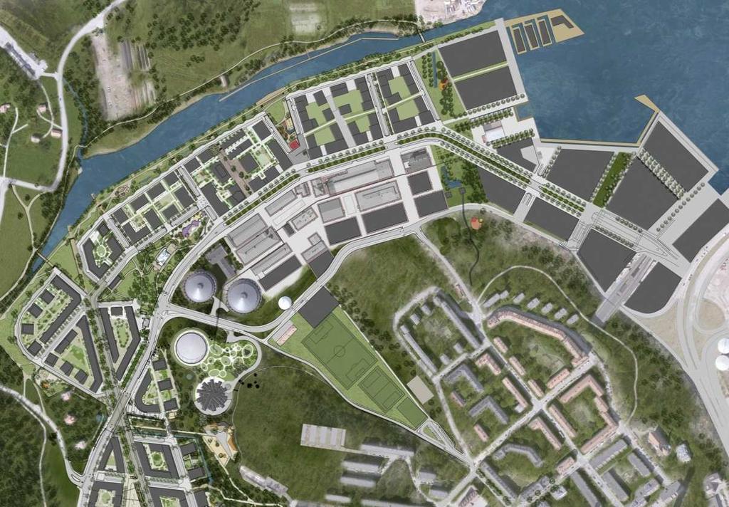 SID 4 (17) Plandata Läge, areal, markägoförhållanden Den nya detaljplanen (Dp 2013-05272) utgör del av fastigheten Hjorthagen 1:3 och omfattar knappt 180 m 2 av den bergvägg som finns mellan
