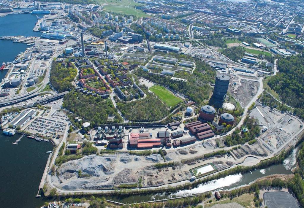 SID 6 (17) Förutsättningar Pågående verksamhet i gasverksområdet De nya detaljplanerna omfattar en liten del av gasverksområdet, som idag är helt stängt för allmänheten.