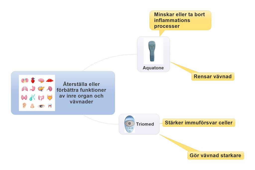 Behandling med Aquatone och Triomed vid inflammatoriska processer i inre organ och vävnader (tarmarna, magsäcken, njurarna, musklerna m.m.) Behandling med Aquatone och Triomed vid inflammatoriska processer i inre organ och vävnader (tarmarna, magsäcken, njurarna, musklerna m.