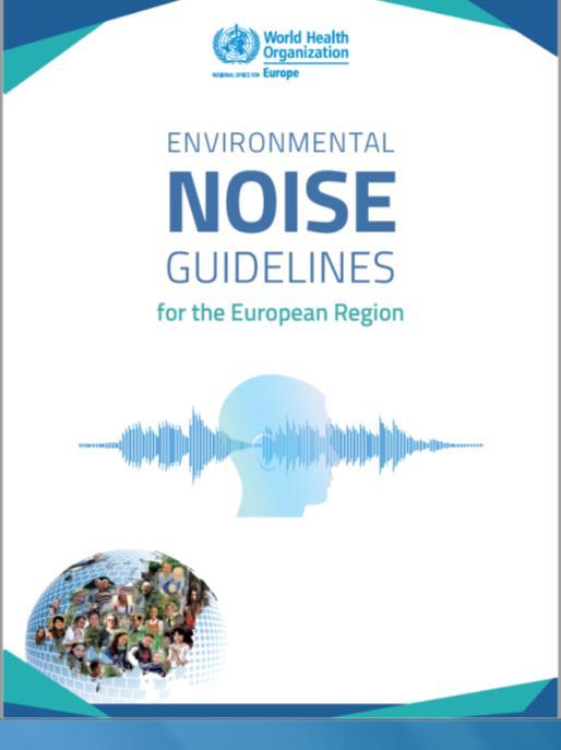 Hälsopåverkan omgivningsbuller Guidelines for community noise (WHO 1999) Night noise
