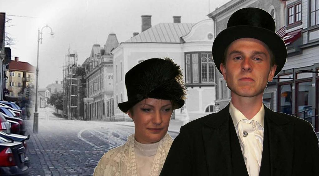 Guidade stadsvandringar För andra året i rad skapade vi dramatiserade inslag till