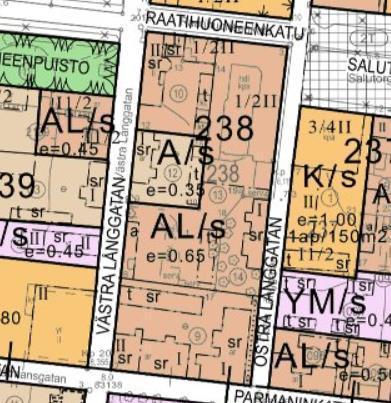 Utdrag ur detaljplanesammanställningen visas nedan.