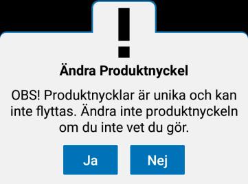 Tryck på Ja för att komma vidare. 5.