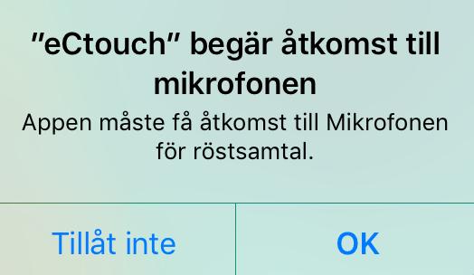 Du får instruktioner för hur du gör i App