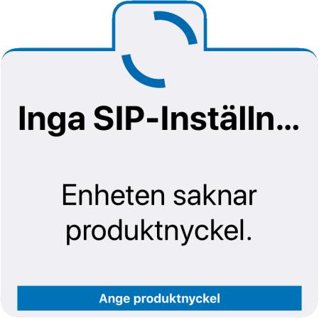 5. Det kommer fram en röd ruta som du kan trycka på Lägg till produktnyckel för att komma till sidan där du skriver in produktnyckel och serienummer. Dessa behövs för att kunna använda ectouch.