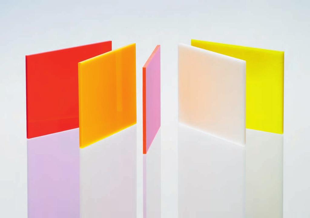 10 Produkt: Acrylglas Formatplatten Acrylglas Formatplatten Der vielfältige Klassiker.