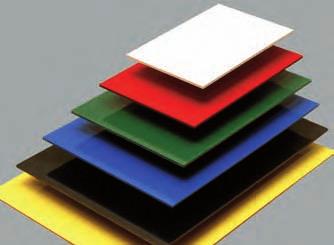 74 Produkt: ALUMINIUM-MASSIVPLATTEN ALUMINIUM-MASSIVPLATTEN Der echte Allrounder im Schilderbereich.