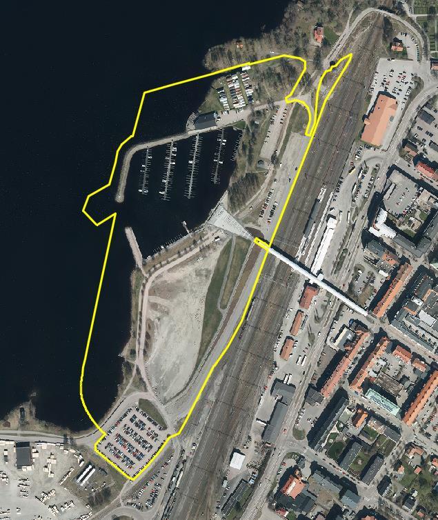 Ludvika Kommun Planbeskrivning Väsmanstrand Sida 5(34) ett industriområde och i väster av sjön Väsman.