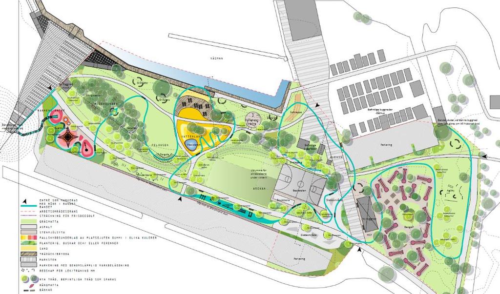Ludvika Kommun Planbeskrivning Väsmanstrand Sida 20(34) Vasagatans anslutning till riksväg 50.