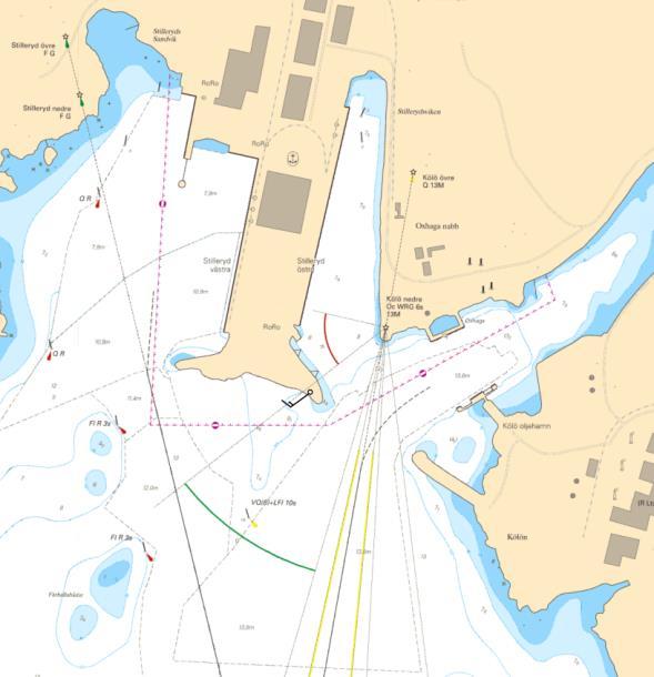 I Figur 4 ser vi att Karlshamnspegeln nollnivå ligger cirka 15 centimeter under Karlskronapegelns.