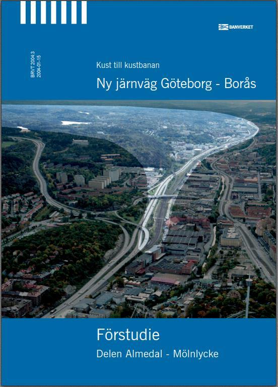 2. Samråd i tidigare förstudie Under arbetet med förstudien hade dåvarande Banverket samråd med bland annat berörda kommuner, Länsstyrelsen i Västra Götalands län, Västra Götalandsregionen, dåvarande
