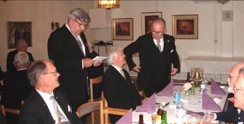 Bröderna Sune Malm och Mac Persson gav en kort orientering om deras besök i USA i Thomas Wildeys fotspår.