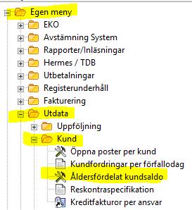 Kontroll av kreditfakturor Om en kreditfaktura har legat outnyttjad längre än 3 månader, kontakta kunden och fråga om vi skall betala ut pengarna.
