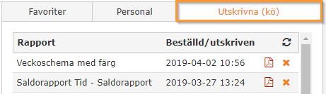 När du sedan gjort dina val så väljer du vilket exporttyp du önskar, de hittar du i rullgardinen under PDF. Sedan markerar du skrivaren.