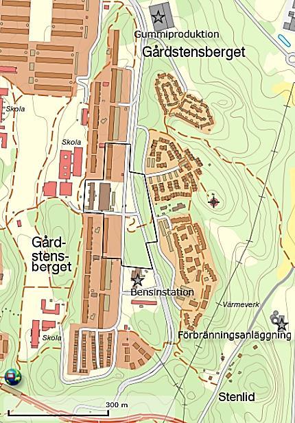 Enligt Länsstyrelsen i Västra Götaland och Miljöförvaltningen i Göteborgs stad finns ingen information i arkiven angående miljöfarlig verksamhet eller kända förorenade områden inom
