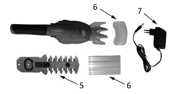 Trimmer scissors 4.