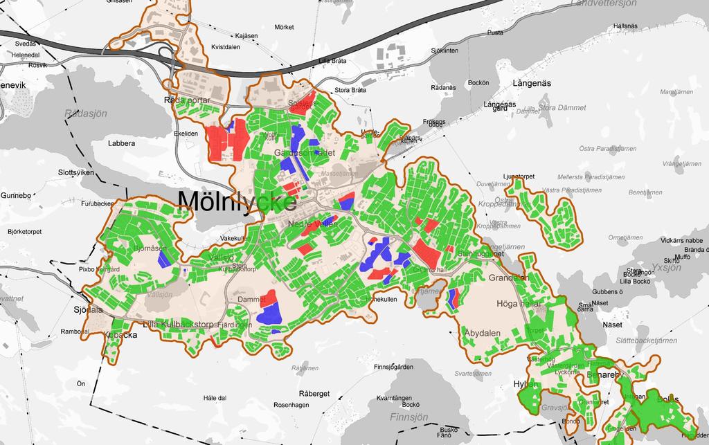 Hyresrätt Bostadsrätt Äganderätt Bilaga 3 Skala: 1:30000 Datum: 13.12.
