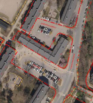 Geografiskt område Projektet ligger mittemellan Farsta tunnelbanestation och Farsta Strands pendeltågstation.