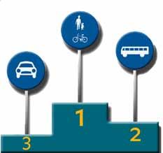 Cykelplan 2016 för Strängnäs kommun / 9 kontinuerlig uppföljning. Prioriteringsprinciper: I Strängnäs kommuns trafikstrategi preciseras ett antal övergripande strategier.