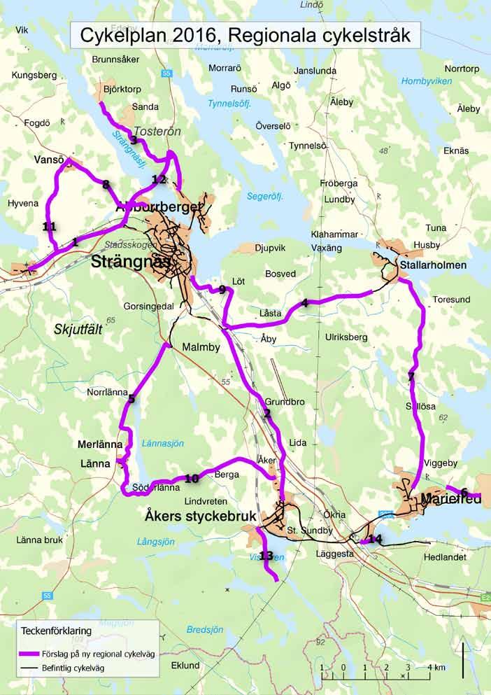 40 / Cykelplan 2016 för Strängnäs kommun Figur-17.