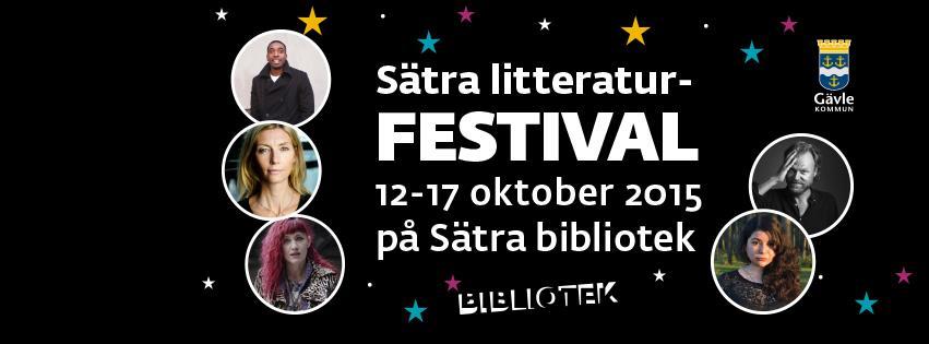 Manual för litteraturfestival på bibliotek Framtagen av Claes Wallgren och Sara Hagström Andersson utifrån Sätra litteraturfestival Bakgrund I februari 2015 hade Sätra bibliotek Augustprisvinnaren