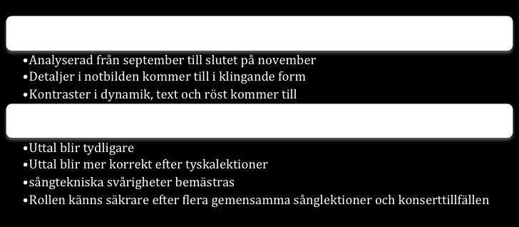 5 Bearbetning och analys av dokumentationen Efter studiens praktiska del sorterades dokumentationerna loggbok, video och ljud i kronologisk ordning.