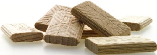 DOMINO-systemet har rätt bricka för alla ändamål: Tack vare olika storlekar, två träslag för inom- och utomhusbruk samt individuellt anpassningsbara långa pluggar kan det här systemet användas till