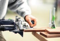 Systemtillbehör och förbrukningsmaterial fr o m sidan 14 Skivfogar görs snabbt med DOMINO-systemet.