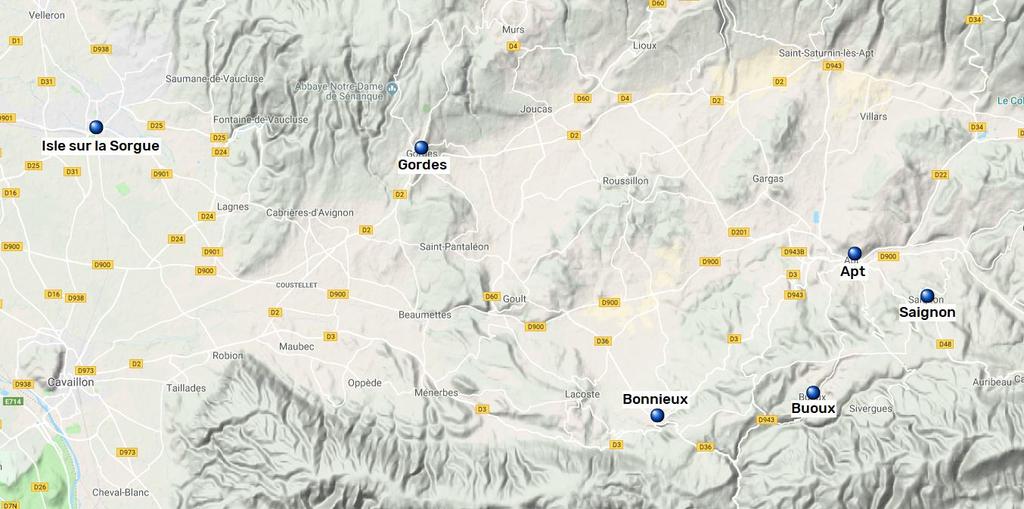 Det bästa av Provence, Isle sur la Sorgue Apt, 9 nätter 7(7) Vandra of Sweden AB Stora