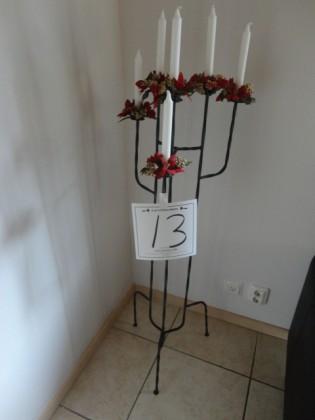 Ljusstake i smide, 6 ljus