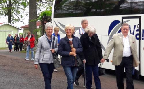 Vi gjorde ett stopp vid Brahekyrkan, som