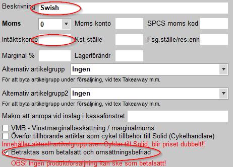 Installera Swish Nu har vi ett Swish handelsavtal samt rätt version av kassasystemet. Först måste vi skapa ett nytt betalsätt i kassan, lämpligast döper vi detta till Swish.