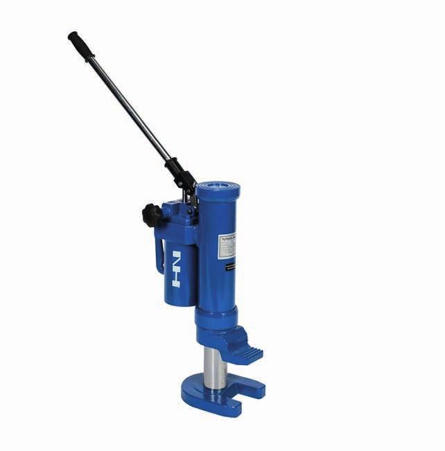 De större modellerna (20ton) har en tvåstegspump som ökar farten när avdragaren pumpas obeslastat. Som drivkälla används en hydraulpump med maxtryck på 700 bar.