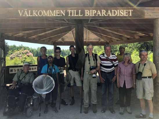 I föreningshuset Fontänen bjöds det sen på fika varpå Tommy Karlsson redogjorde för arbetet med biogeografisk uppföljning av trollsländor.