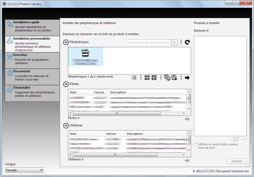 L'installation sur Windows doit être effectuée par un utilisateur connecté avec des droits d'administrateur.