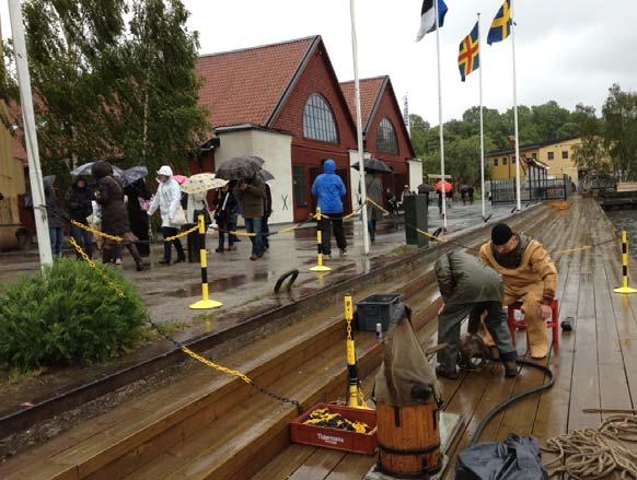 Skärgårdsmässan 2012 Text och foto H Örnhagen Lördagen slutade på samma sätt som den börjat, med uruselt väder.