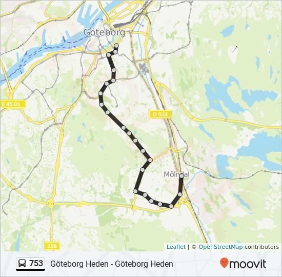 Riktning: Mölndal Station 22 stopp VISA LINJE SCHEMA Göteborg Heden Göteborg Valand Kungsportsavenyn 19, Göteborg Göteborg Vasaplatsen Göteborg Kapellplatsen Göteborg Chalmers Göteborg Wavrinskys