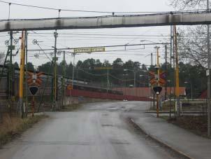 Figur 7 Olyckor och tillbud på sträckan Karlberg Kallhäll 1998-2008.