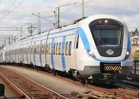 Pendeltåget X60 Pendeltåget X60 har varit i trafik sedan 2005. Tåget består normalt av två enheter som har ca 370 sittplatser och 560 ståplatser, d.v.s. ca 930 platser per enhet (drygt 1 800 platser totalt).