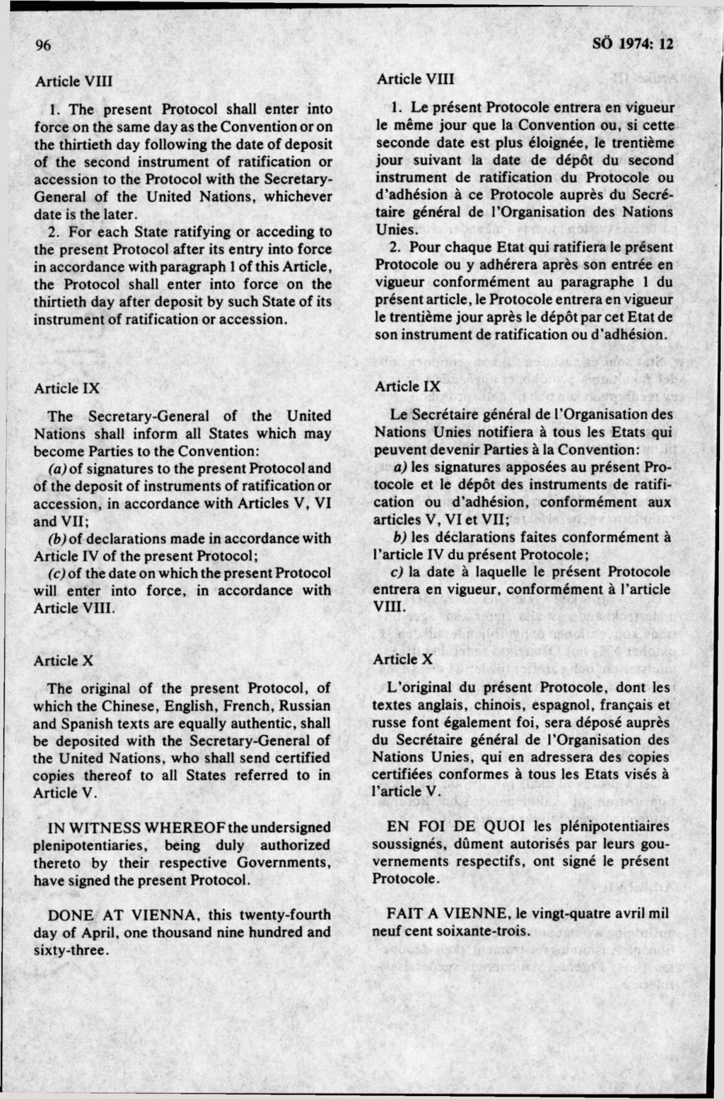 A rticle V III 1.