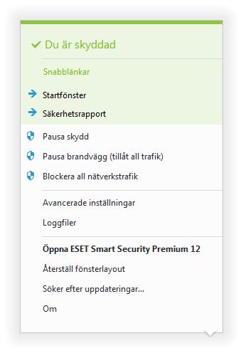 2. Ange det nya lösenordet i fälten Nytt lösenord och Bekräfta lösenord. 3. Klicka på OK. Lösenordet krävs sedan för framtida ändringar av ESET Smart Security Premium.