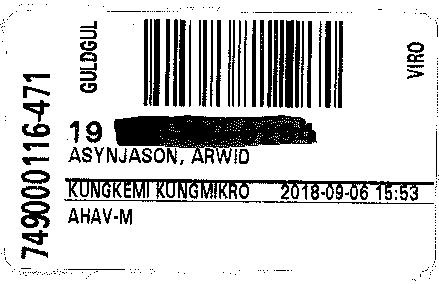 UNDANTAG för allergiprover som är markerade med IMMUN (se ex med blå markering). Dessa är önskvärt om de placeras i transportlådan till Klinisk kemi Lab.