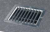 10V Golvventilation 164 x 164 x 80 080 32 021 Mått B x D mm Utförande 1250 x 730 4x krokar 626 27