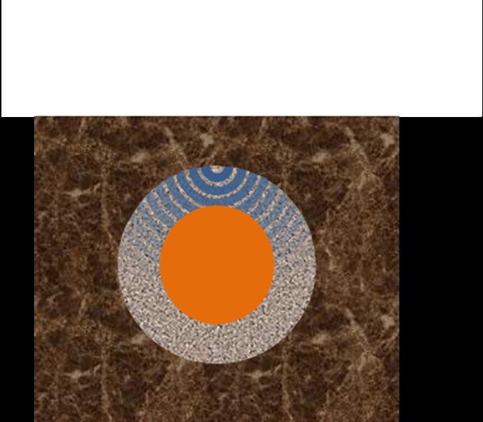 Public 1.0 Approved 17 (27) Figure 3-2. Illustration of the wetting from an axial fracture intersecting the deposition hole.