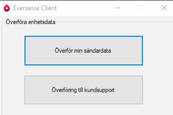 Anmärkning: Om du kontaktar kundsupport för teknisk hjälp kanske du ombeds att överföra
