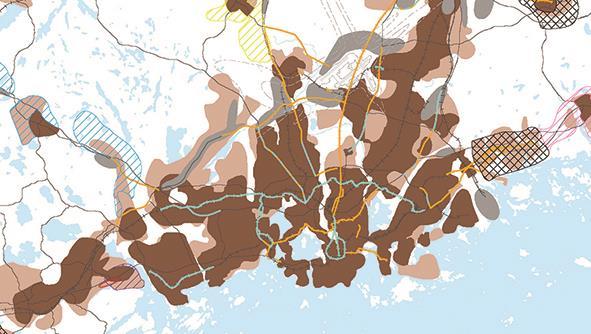 I MASU 2050-arbetet har planeringsområdet anvisats både som förstahandsområde för utveckling i regionen 2016 2050 och zon för kommunernas övriga utvecklingsområden 2016 2050.