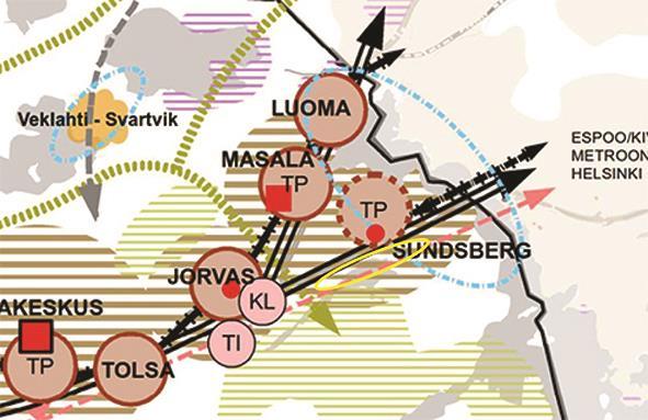 i västra Kyrkslätt har enligt utvecklingsbilden potential för 15 000 20 000 invånare.