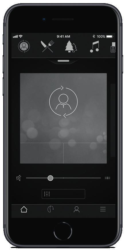 Du kan även få programmen i hörapparaterna uppdaterade av din audionom och ta emot uppdateringar till hörapparaterna på distans utan att behöva besöka din audionom (tjänsten finns tillgänglig på