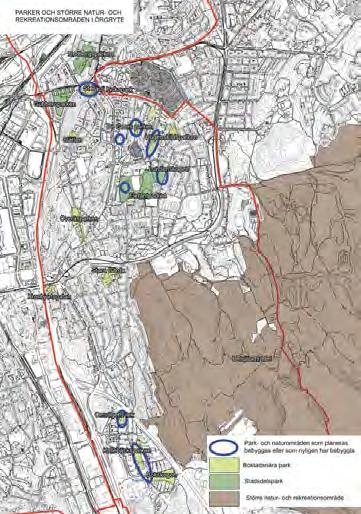 Lunden 45:4 Lundens vattentorn har en omsorgsfullt utformad exteriör och utgör ett viktigt landmärke i stadsbilden. Området ingår inte av planområdet.